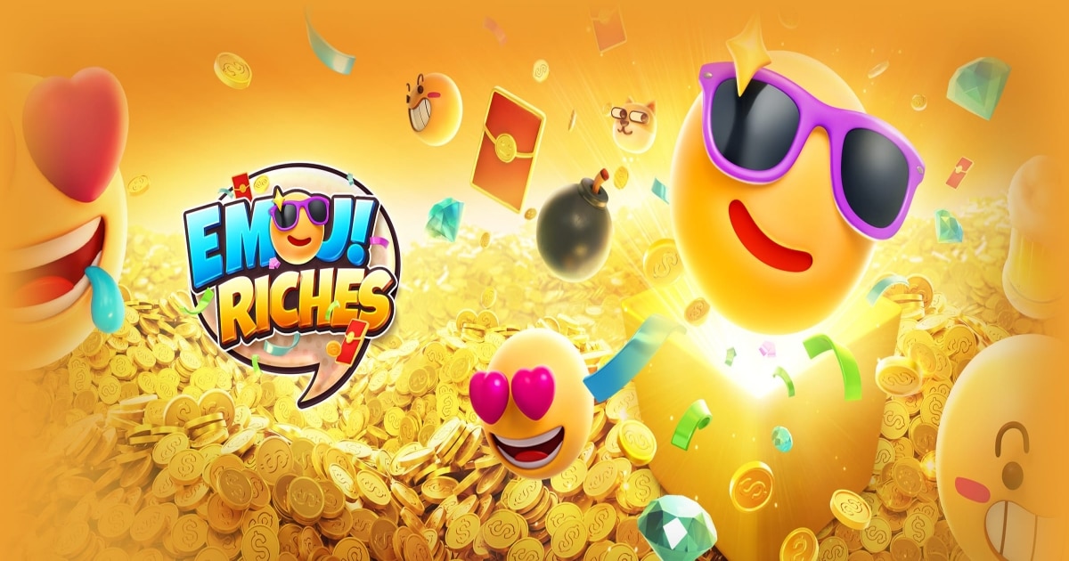 Emoji Riches สล็อตนักออกแบบอิโมจิ ทดลองเล่น สล็อต